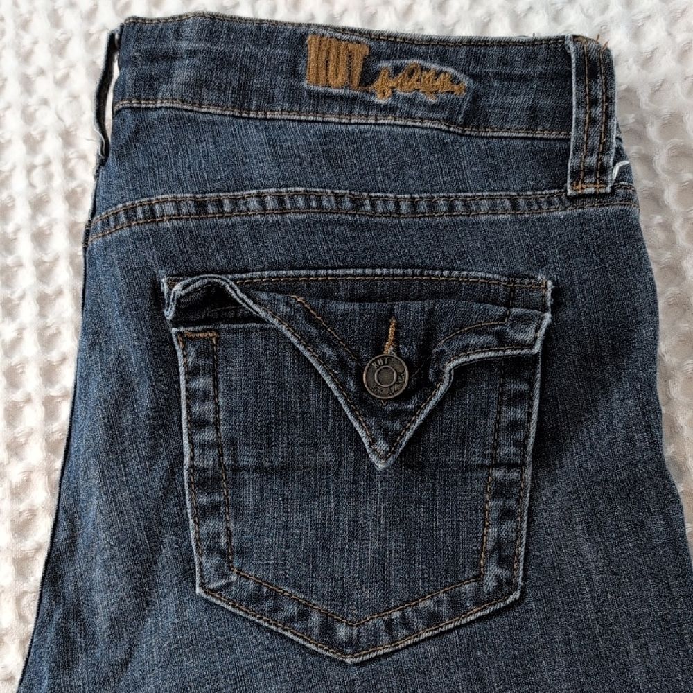 Kut from the Kloth Dark Wash Cropped Jeans